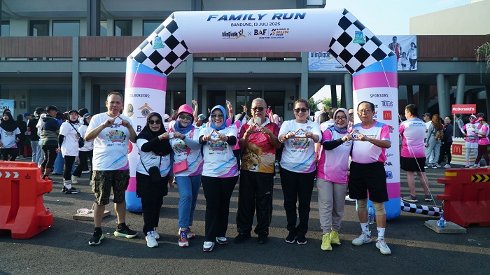 Ratusan Peserta Semarakkan Family Run DP3AKB Jabar