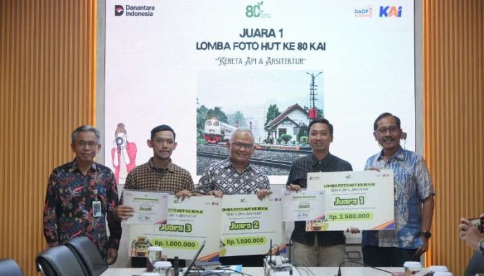 Daop 2 Bandung Umumkan Pemenang Lomba Foto HUT 80 KAI